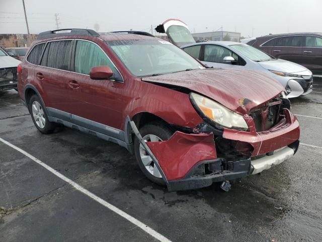 4S4BRBKC6C3300299 - 2012 SUBARU OUTBACK 2.5I LIMITED RED photo 4