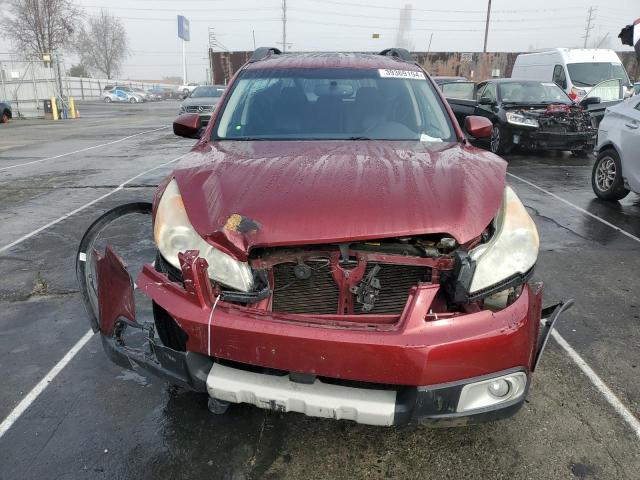 4S4BRBKC6C3300299 - 2012 SUBARU OUTBACK 2.5I LIMITED RED photo 5
