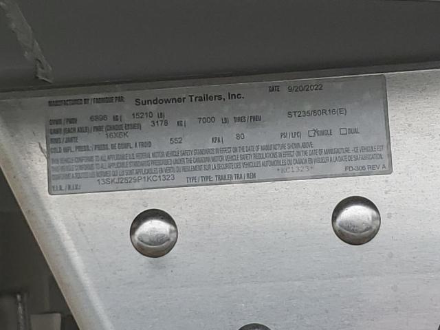 13SKJ2829P1KC1323 - 2023 SUND HORSE TRLR Gümüş foto 10