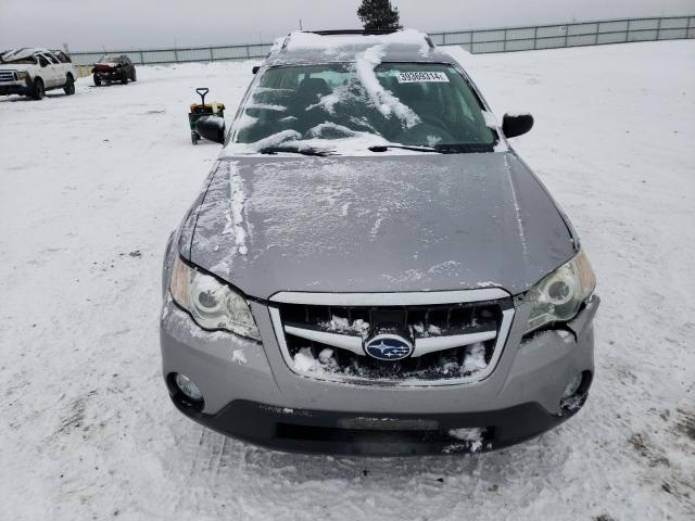 4S4BP61C487361536 - 2008 SUBARU OUTBACK 2.5I GRAY photo 5