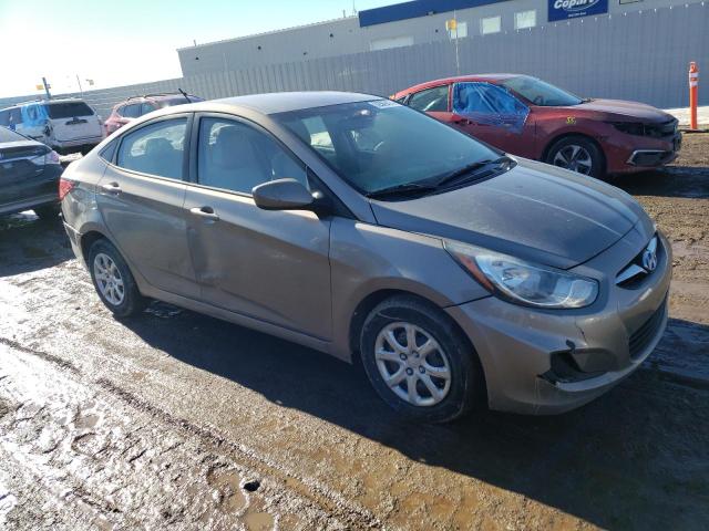 KMHCT4AE1EU647086 - 2014 HYUNDAI ACCENT GLS GRAY photo 4