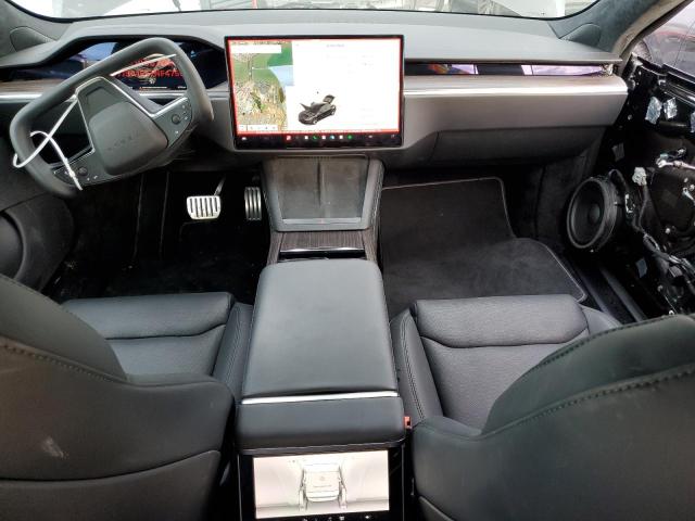 5YJSA1E57NF475539 - 2022 TESLA MODEL S შავი ფოტო 8
