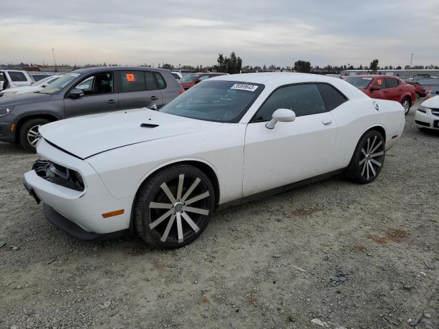 2C3CDYAG6EH206572 - 2014 DODGE CHALLENGER SXT WHITE photo 1