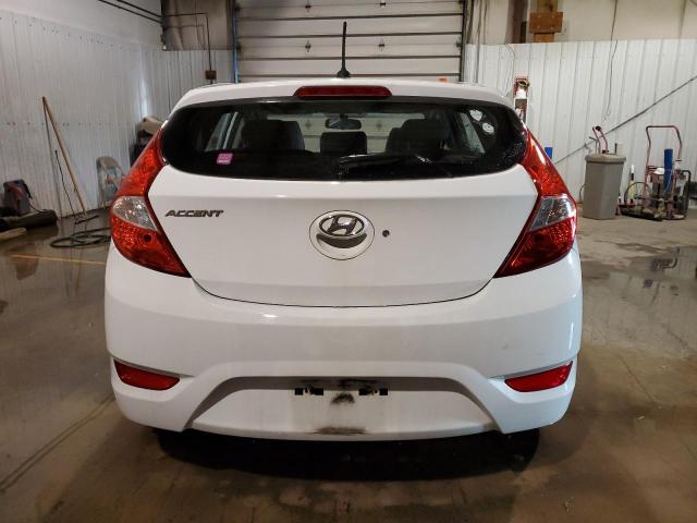 KMHCT5AE4DU099931 - 2013 HYUNDAI ACCENT GLS WHITE photo 6