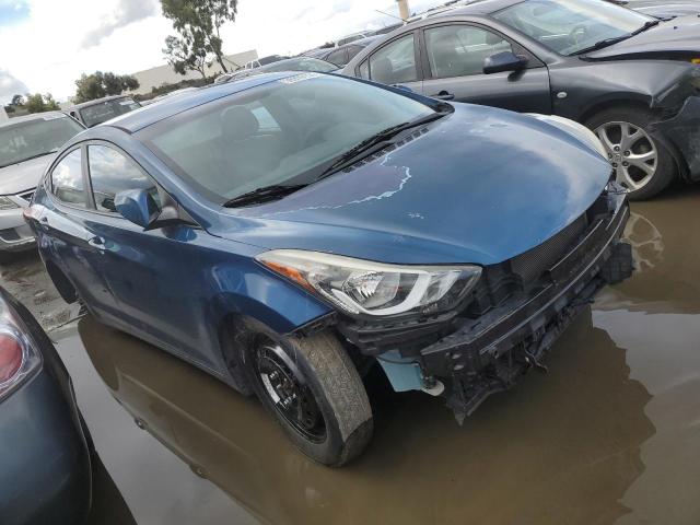 KMHDH4AE4GU650394 - 2016 HYUNDAI ELANTRA SE BLUE photo 4