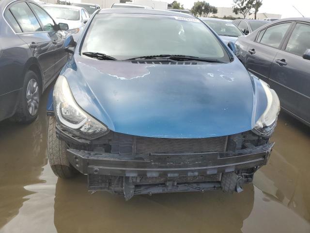 KMHDH4AE4GU650394 - 2016 HYUNDAI ELANTRA SE BLUE photo 5