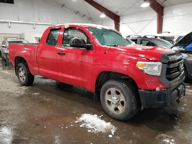 5TFUM5F15FX061184 - 2015 TOYOTA TUNDRA DOUBLE CAB SR/SR5 RED photo 4