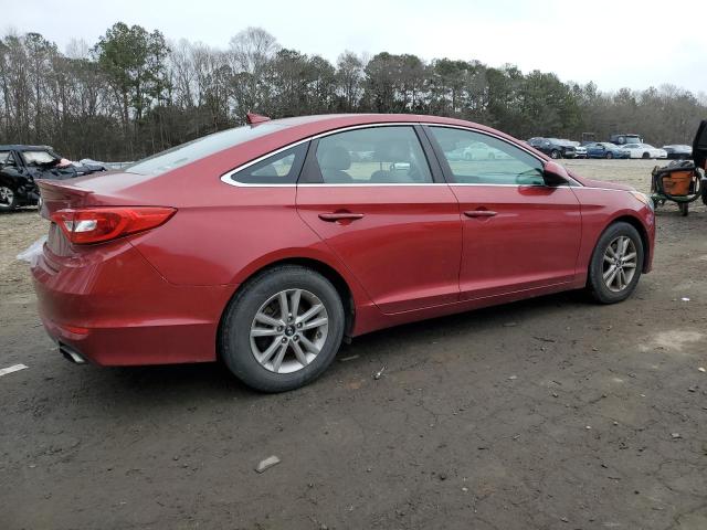 5NPE24AF8GH349060 - 2016 HYUNDAI SONATA SE RED photo 3