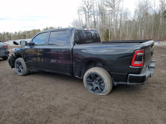 1C6SRFVT3NN153543 - 2022 RAM 1500 SPORT BLACK photo 2