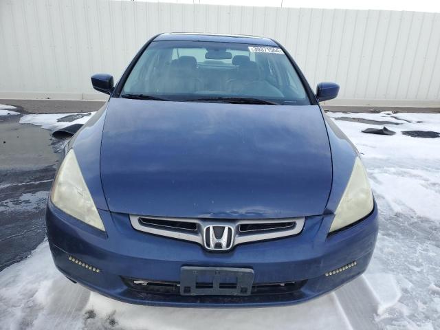 1HGCM66564A035070 - 2004 HONDA ACCORD EX BLUE photo 5