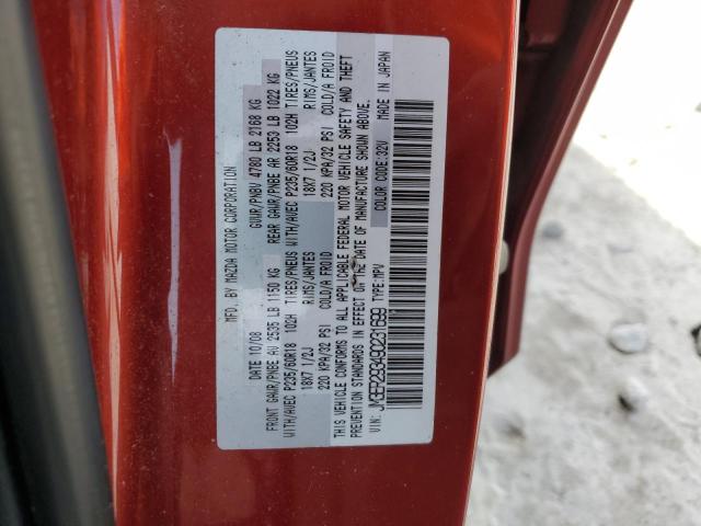 JM3ER293490231699 - 2009 MAZDA CX-7 RED photo 13