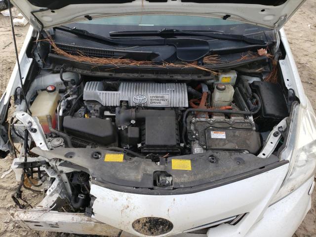 JTDZN3EU6EJ010281 - 2014 TOYOTA PRIUS V WHITE photo 12