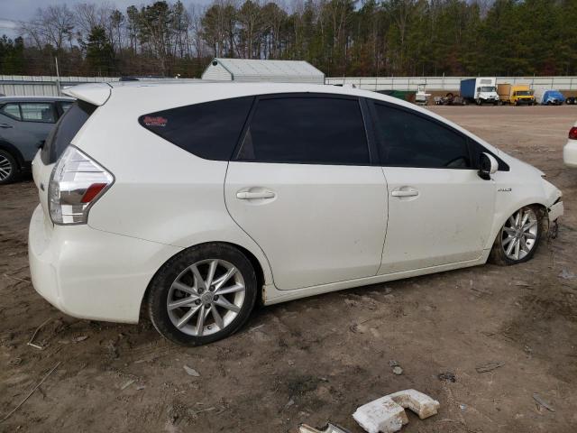 JTDZN3EU6EJ010281 - 2014 TOYOTA PRIUS V WHITE photo 3