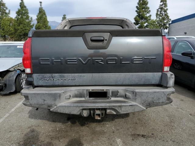 3GNEC12Z86G147886 - 2006 CHEVROLET AVALANCHE C1500 BLACK photo 6