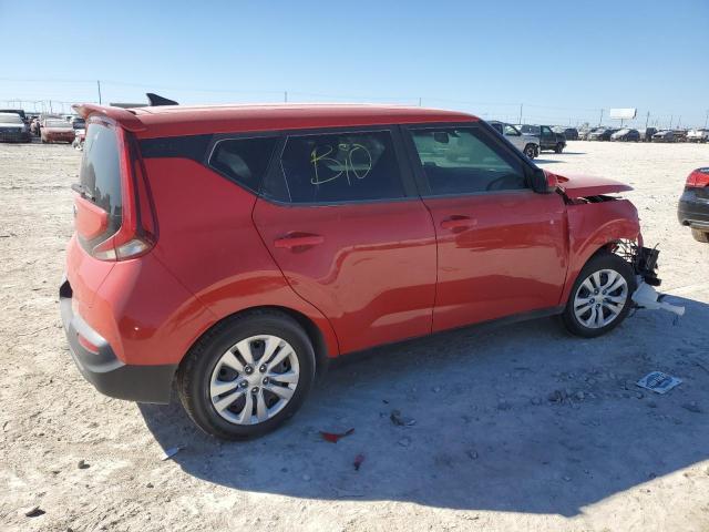 KNDJ23AU4L7009281 - 2020 KIA SOUL LX RED photo 3