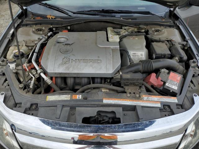 3FADP0L36AR182149 - 2010 FORD FUSION HYBRID GRAY photo 11