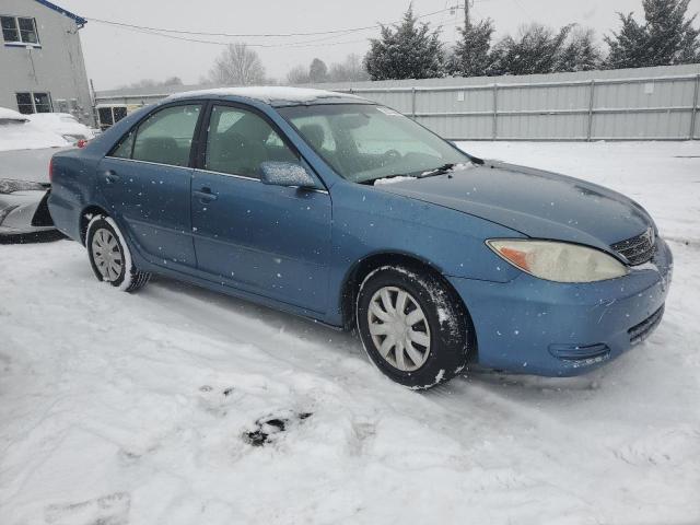 4T1BE32K63U240642 - 2003 TOYOTA CAMRY LE BLUE photo 4