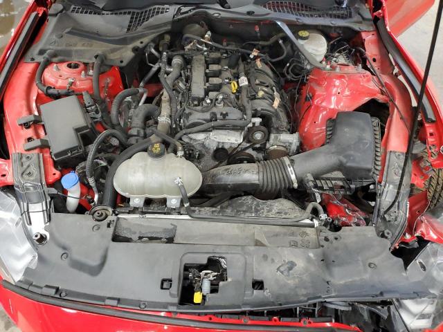 1FATP8UH4M5108952 - 2021 FORD MUSTANG RED photo 11