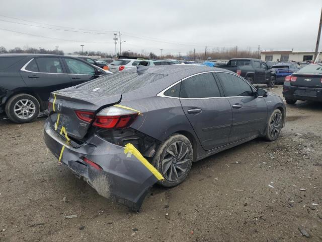 19XZE4F94KE000289 - 2019 HONDA INSIGHT TOURING GRAY photo 3