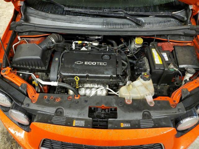 1G1JA6SH5C4230470 - 2012 CHEVROLET SONIC LS ORANGE photo 11