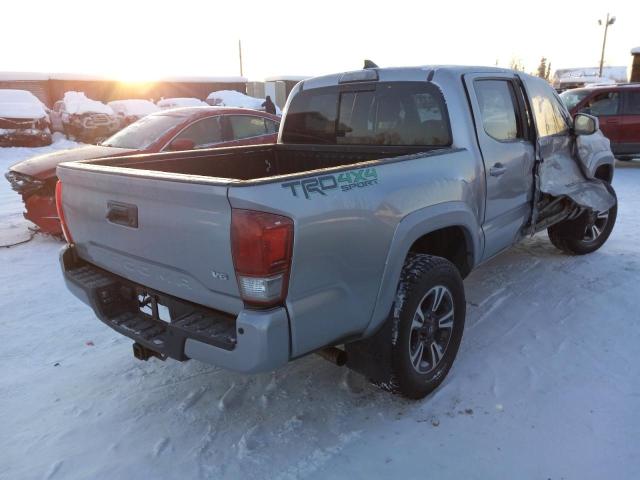 3TMCZ5AN3HM045517 - 2017 TOYOTA TACOMA DOUBLE CAB GRAY photo 3