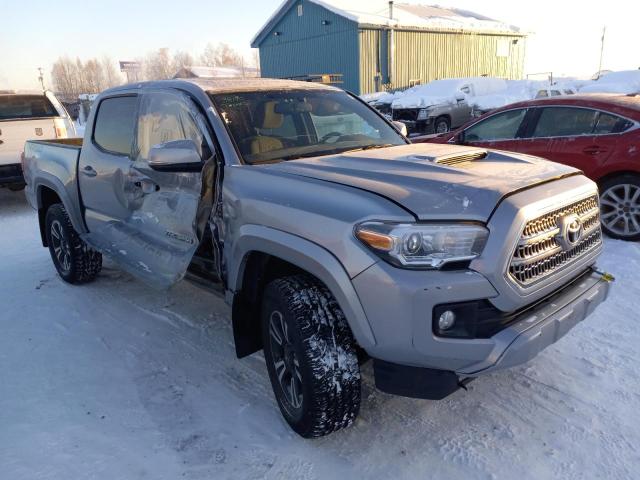 3TMCZ5AN3HM045517 - 2017 TOYOTA TACOMA DOUBLE CAB GRAY photo 4