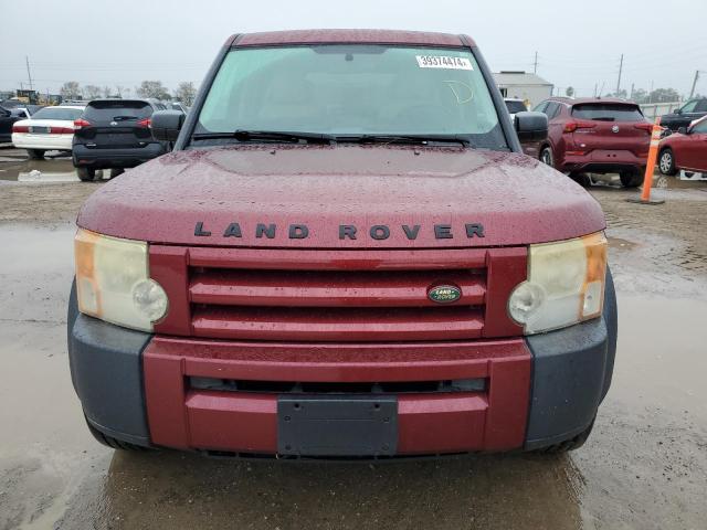 SALAE25446A371753 - 2006 LAND ROVER LR3 SE BURGUNDY photo 5