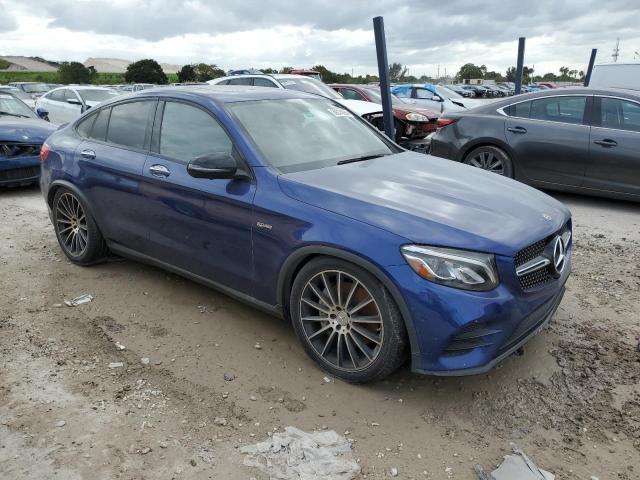 WDC0J6EB6JF441683 - 2018 MERCEDES-BENZ GLC COUPE 43 4MATIC AMG BLUE photo 4