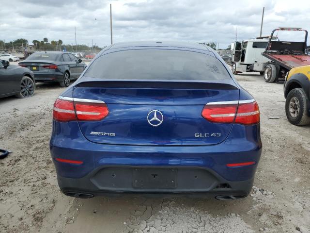 WDC0J6EB6JF441683 - 2018 MERCEDES-BENZ GLC COUPE 43 4MATIC AMG BLUE photo 6