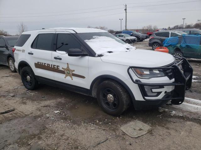 1FM5K8AR0JGC17306 - 2018 FORD EXPLORER POLICE INTERCEPTOR WHITE photo 4