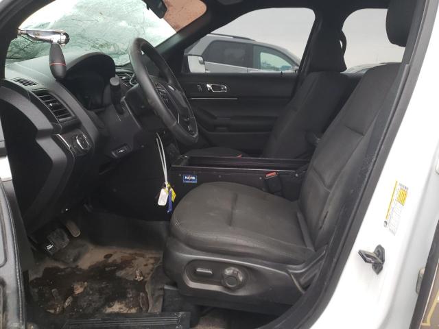 1FM5K8AR0JGC17306 - 2018 FORD EXPLORER POLICE INTERCEPTOR Սպիտակ լուսանկար 7