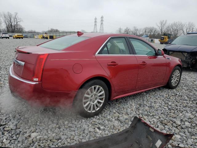 1G6DG5EY6B0166621 - 2011 CADILLAC CTS LUXURY COLLECTION RED photo 3