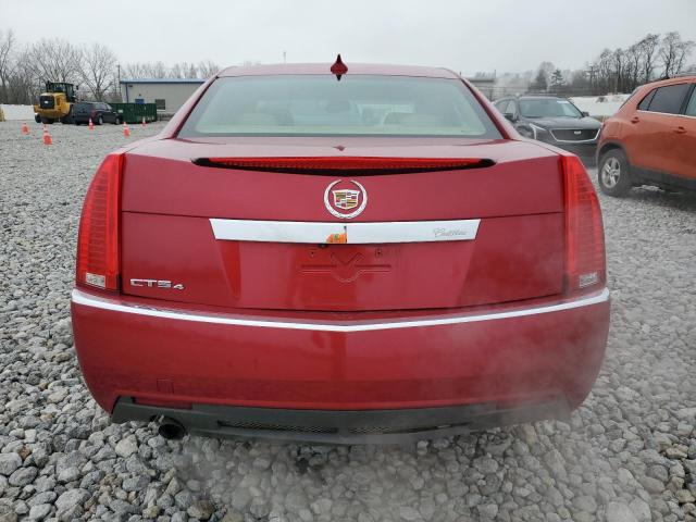 1G6DG5EY6B0166621 - 2011 CADILLAC CTS LUXURY COLLECTION RED photo 6