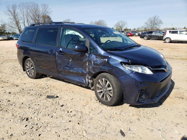 5TDJZ3DCXJS202729 - 2018 TOYOTA SIENNA LE BLUE photo 4