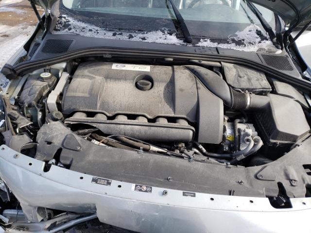 YV1902FH6C2104690 - 2012 VOLVO S60 T6 SILVER photo 11