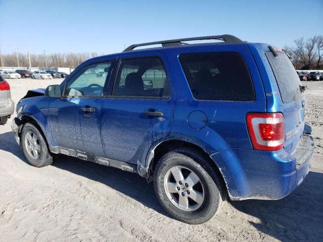 1FMCU0DG5CKB65572 - 2012 FORD ESCAPE XLT BLUE photo 2