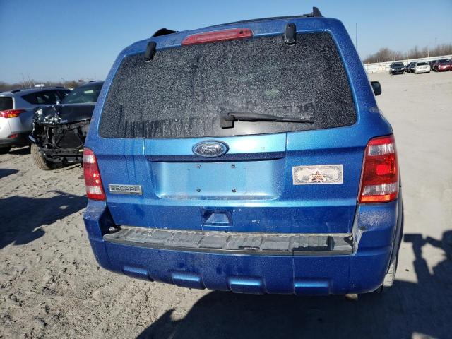 1FMCU0DG5CKB65572 - 2012 FORD ESCAPE XLT BLUE photo 6