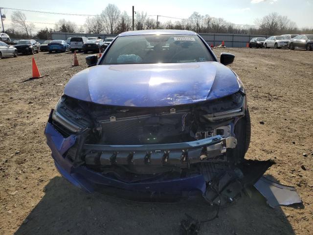 19UUB6F52MA009222 - 2021 ACURA TLX TECH A BLUE photo 5