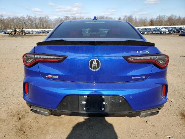 19UUB6F52MA009222 - 2021 ACURA TLX TECH A BLUE photo 6