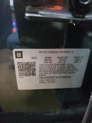 1G1ZG5ST5LF129255 - 2020 CHEVROLET MALIBU RS 灰色 照片 12