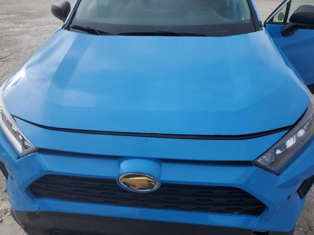 JTMH1RFVXKD509855 - 2019 TOYOTA RAV4 LE BLUE photo 12