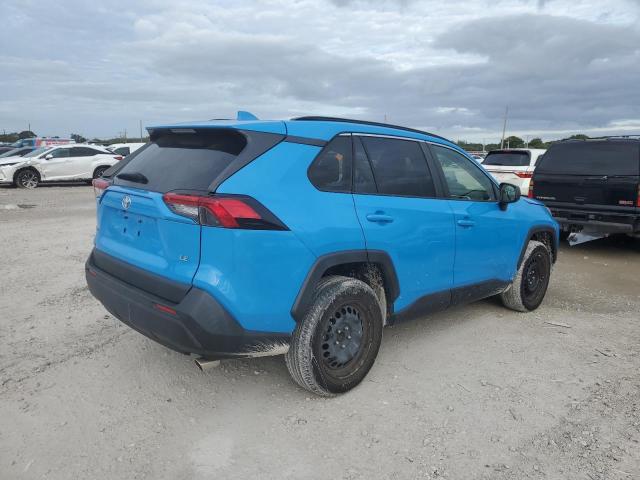 JTMH1RFVXKD509855 - 2019 TOYOTA RAV4 LE BLUE photo 3