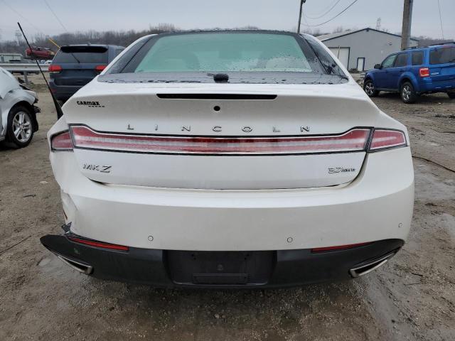 3LN6L2JK7ER827669 - 2014 LINCOLN MKZ WHITE photo 6