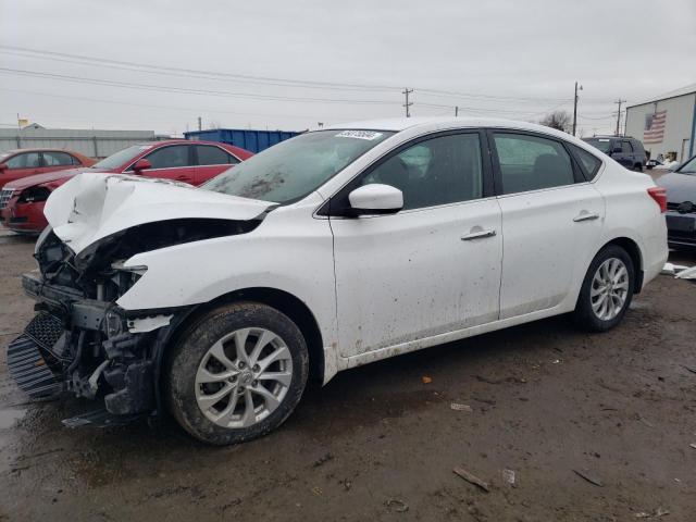 3N1AB7AP3JY296175 - 2018 NISSAN SENTRA S WHITE photo 1