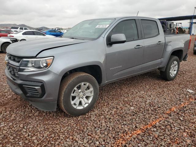 1GCGSCEN0M1282901 - 2021 CHEVROLET COLORADO LT GRAY photo 1