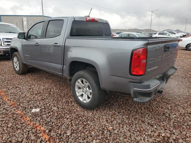 1GCGSCEN0M1282901 - 2021 CHEVROLET COLORADO LT GRAY photo 2