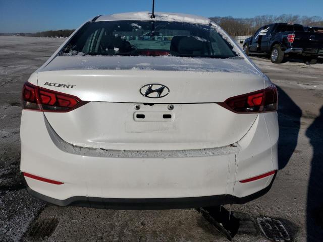 3KPC24A65ME130029 - 2021 HYUNDAI ACCENT SE WHITE photo 6