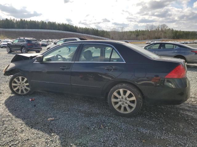 1HGCM66567A040340 - 2007 HONDA ACCORD EX BLACK photo 2