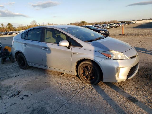 JTDKN3DU0D0353322 - 2013 TOYOTA PRIUS SILVER photo 4