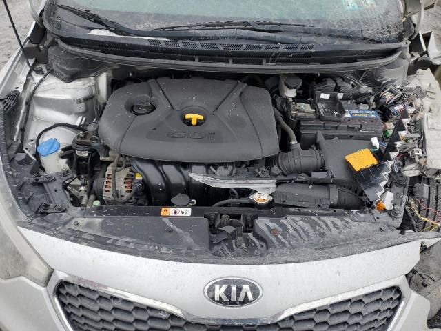 KNAFX5A88F5346247 - 2015 KIA FORTE EX SILVER photo 11